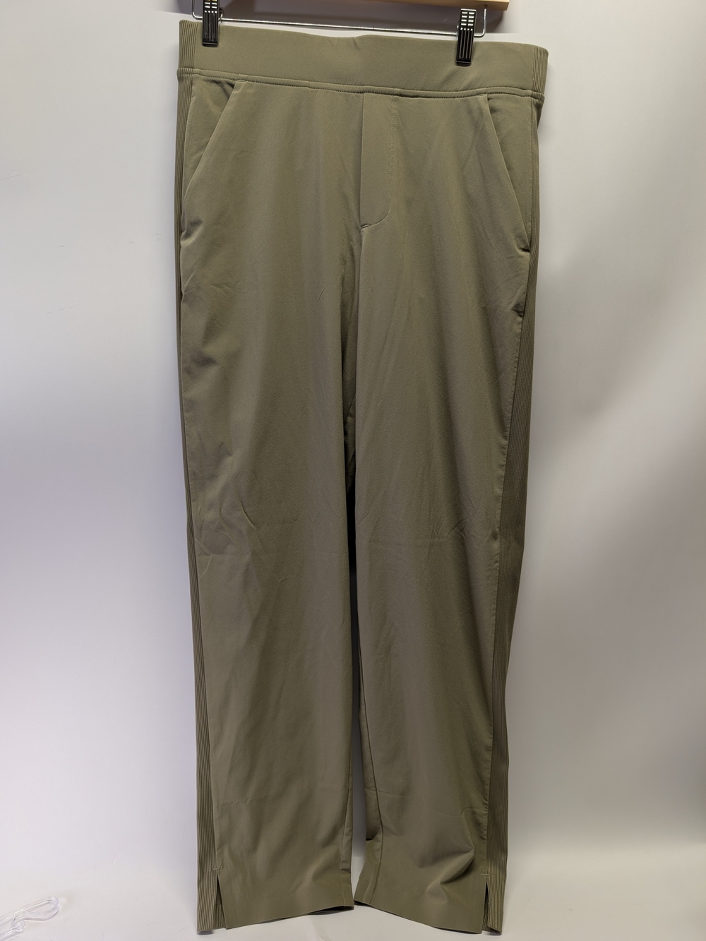 Athleta Olive Straight-Leg Performance Chinos